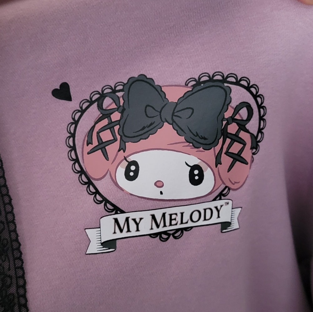 Sanrio My Melody Pink Hooded Jacket with Ribbon Details - Picture 5 of 11